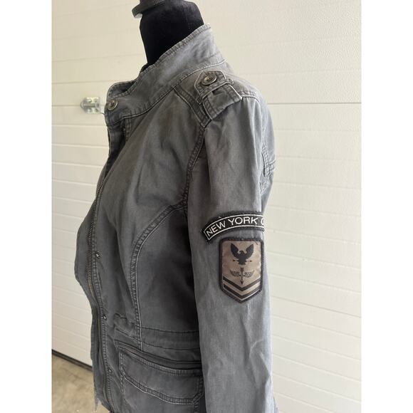 Aeropostale Gray Full Zip Jacket - Women's Size M - Picture 3 of 9